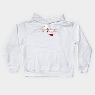 California Colored State Kids Hoodie